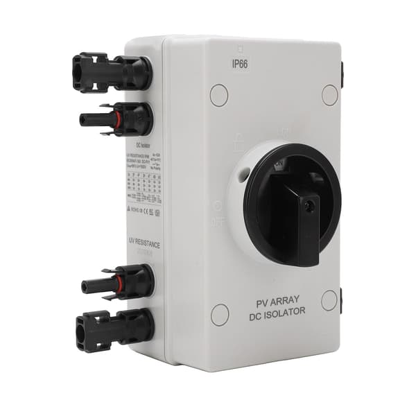 Solar Disconnect Switch PV Isolator IP66 Vanntett DC 1000V 32A Kraftsystem
