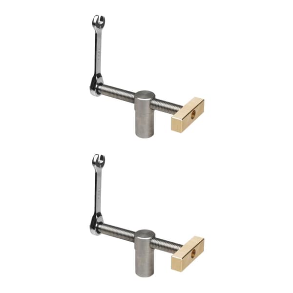 【BQ】1/2/3/5 Benkklemme Kompakt Borepresse Benkskrustikke for Smykker Sølv Silver 2PCS