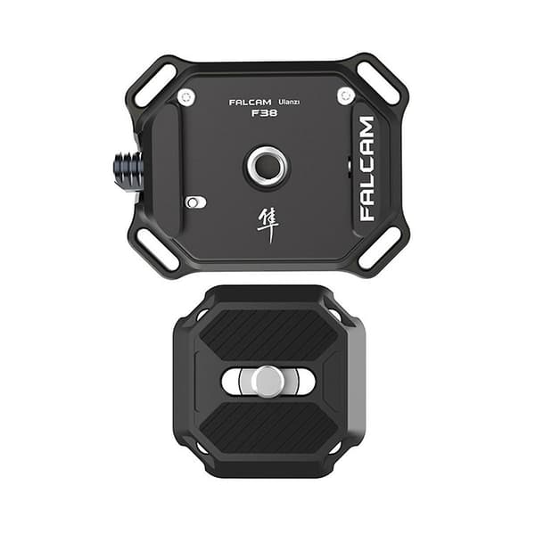 【BQ】F38 Universal DSLR Gimbal Quick Release Plate Klemme Stativ Slider Gimbal Tilbehør-Perfet
