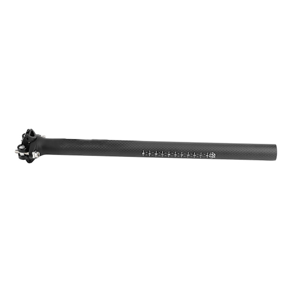 Sadelstolpe för cykel, kolfiber, 27,2 mm diameter, 400 mm längd, för utbyte