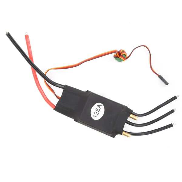 125A børsteløs vannkjølt ESC for RC båtmodell
