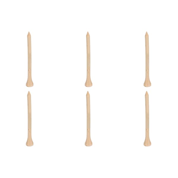 50-pack Starka Golf-Tees i Trä 83mm för Golftillbehör
