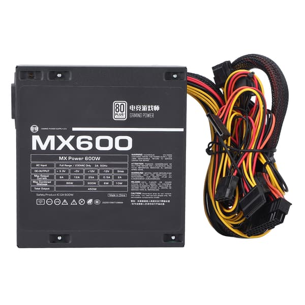 450W Computer Strømforsyning MX600 Desktop Passiv ATX‑450W Mainframe Strømforsyning 230V