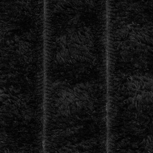 Kastetæppe Sort 200 x 150 cm Fleece