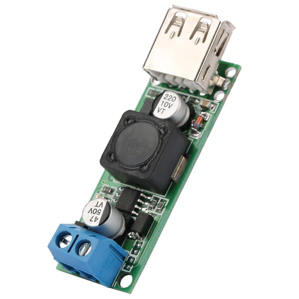 DC-DC Spenningsnedtrappingsmodul 12V24V 6V-32V til 5V QC3.0 USB Hurtiglading