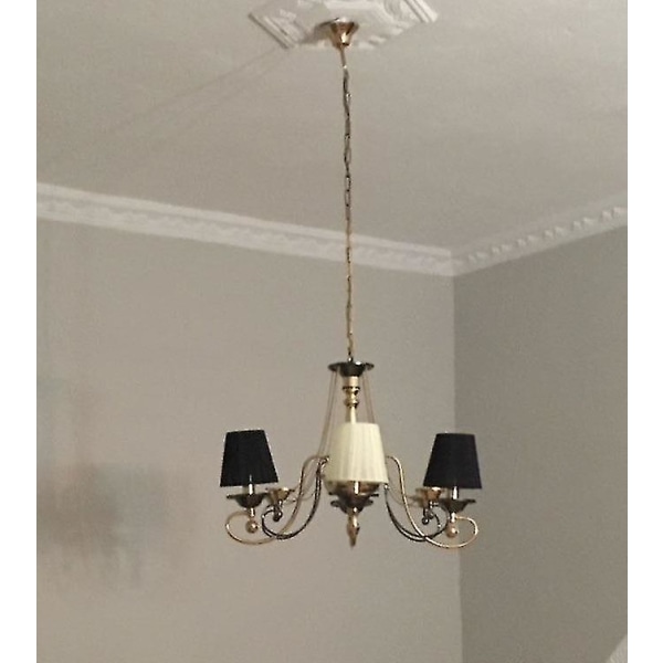 12 cm moderne blonde pendel lampeskærm kølig hvid farve cool white color
