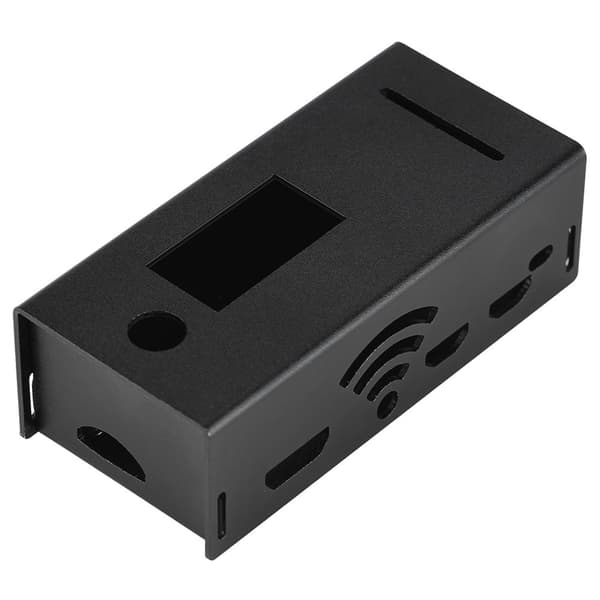 Raspberry Pi ZERO svart skyddsfodral i aluminiumlegering