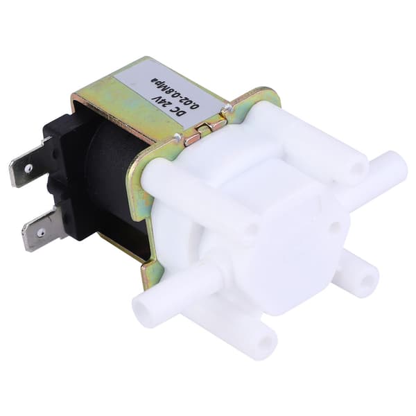DC 24V 1/4 tomme Quick Connect magnetventil ren vandmaskine vandindløbsventil