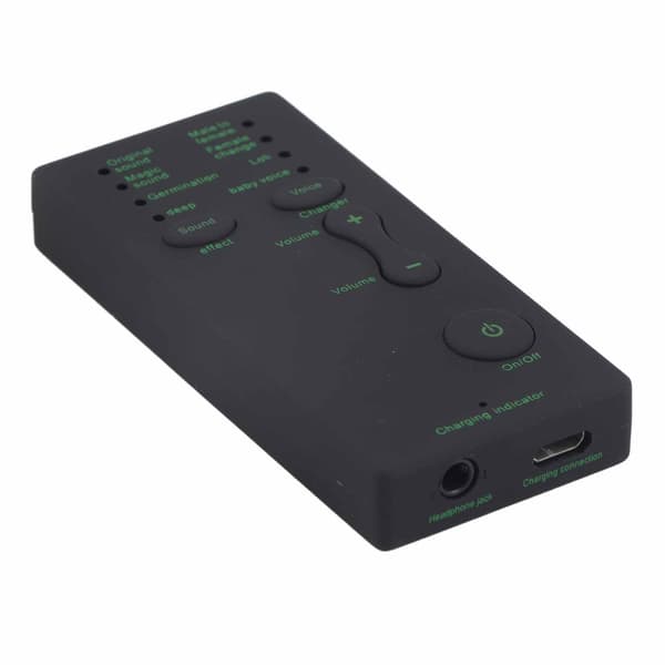 Bærbar Mini Voice Changer-lydkort til telefon, computer og bærbar