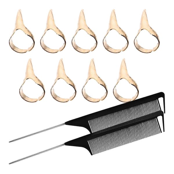 Hale kam med hårskilleringer for hårstyling 1 sett assorterte farger