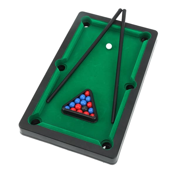 Mini Pool Bord Interaktiv Simulation Desktop Billard Spil Sæt Dekoration Ornament