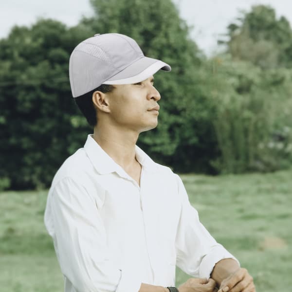 【BQ】2 stk. Herre Solid And Flatbremmet Caps, Justerbar Hatt for Menn Kvinner, Mesh Løpecaps, Sportscapser