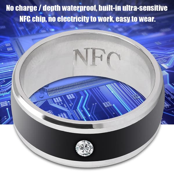 Universal NFC Smart Ring för mobiltelefoner (storlek 7)