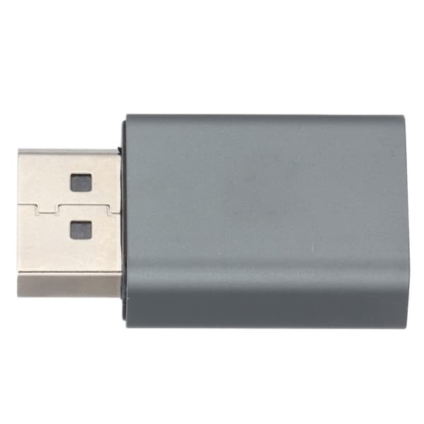 DisplayPort Adapter Aluminiumlegering DisplayPort Han til Mini DP Hun Adapter til Videooverførsel