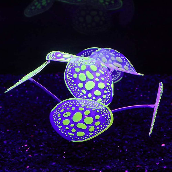 1pcs Glow Effect Artificial Coral, Aquarium Coral Ornament, Coral Ornament F Plant Ornament