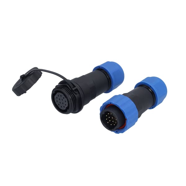 Vandtæt IP68 Aviation Strømstik Socket 250V 5A Kabel Ledning Mount SP2014 Pin