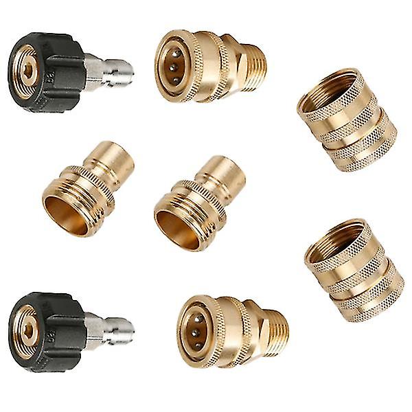 Snabbkoppling för högtryckstvätt 1/4" till sprutpistolstav Lans bajonettadapter 1/4" snabbkopplingskoppling för Karcher