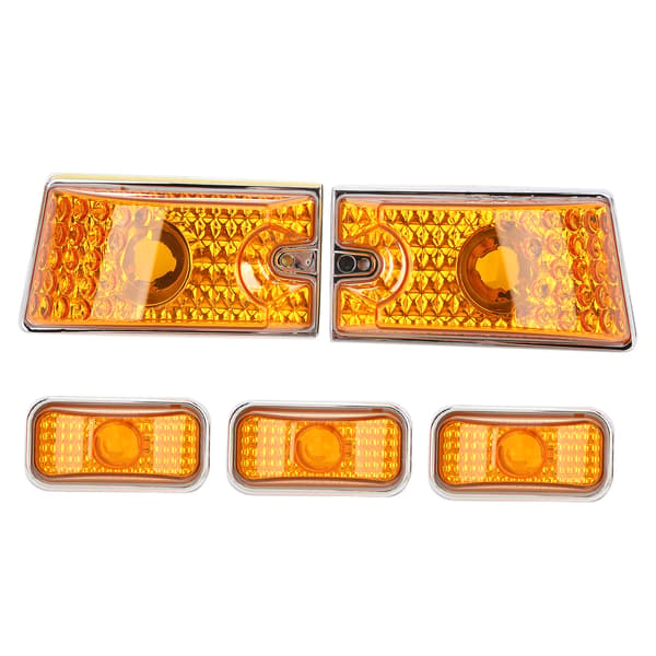 Gul lins LED-lampe biltakslysbeskyttelse til Hummer H2 SUT 2005-2009