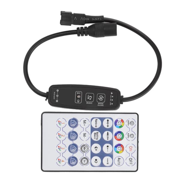 WiFi Trådløs LED Smart RGB Strip Lys Controller Kompatibel med Android iOS DC 5 24V