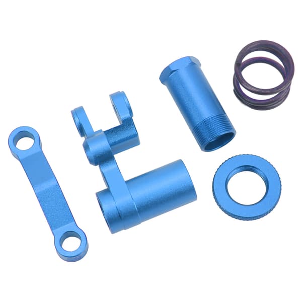 RC Forreste Styregruppe Professionel Universal Aluminium Legering RC Bil Styregruppe Sæt til 1/10 RC Biler Mørkeblå