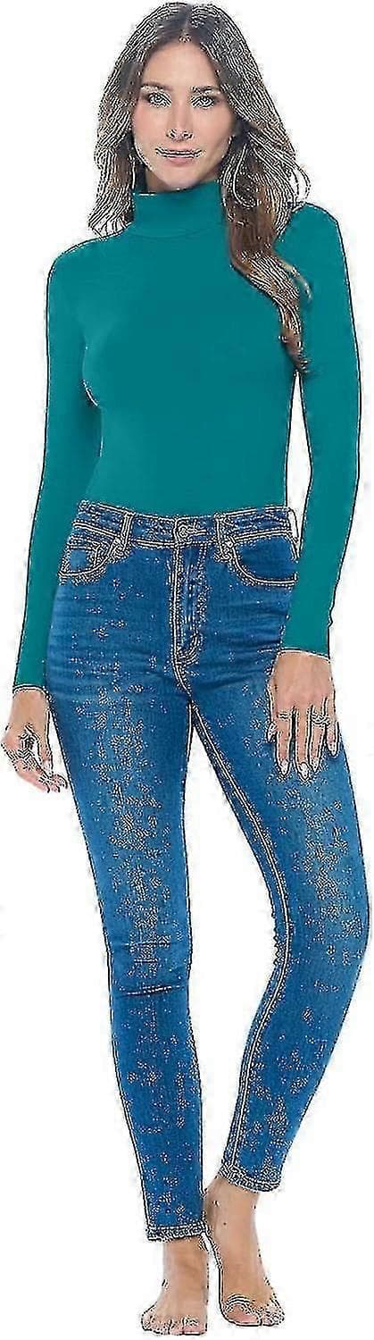 Ärm Hals Dräkt Andningsbar Stretch True Hunter Green XX-L