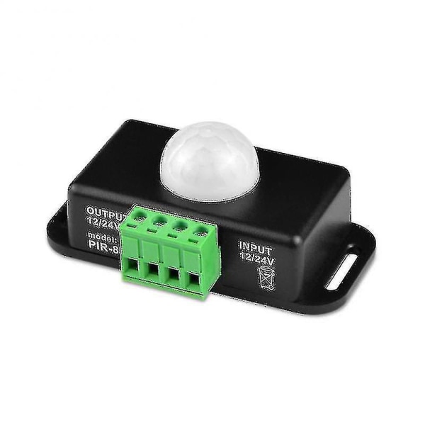 Dc 12v-24v Hjem Menneskekropp Infrarød Pir Bevegelsessensorbryter For Lysstripe Automatisk Infrarød Sensor Timerbryterkontroller