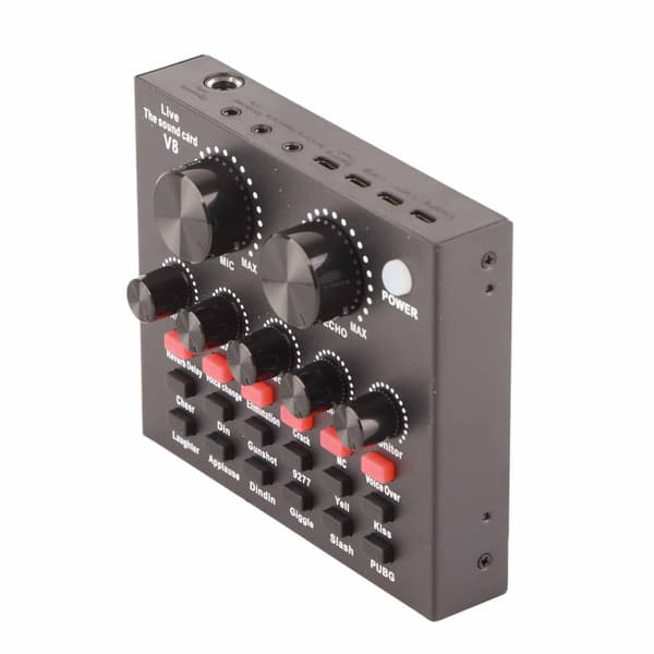 Metall Bluetooth-ljudkort för datorspel - V8a2