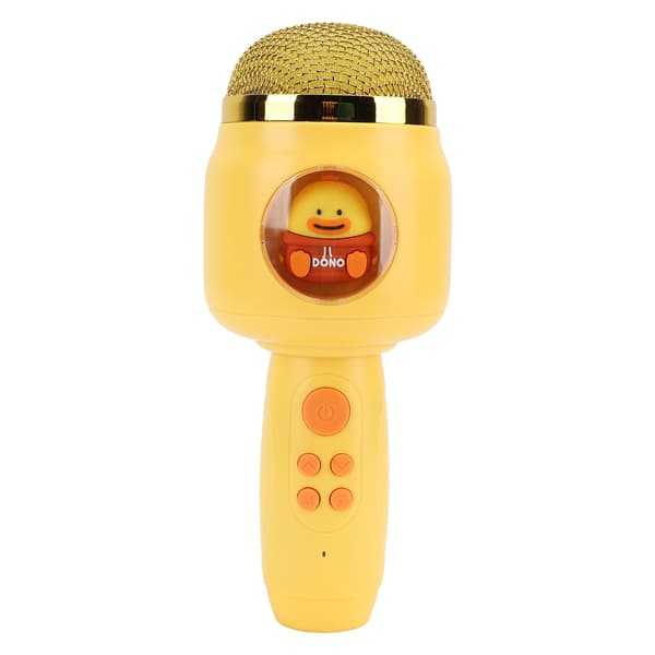 Söt Gul Trådlös Bluetooth-mikrofon för Barnkalas Handhållen Karaokemikrofon