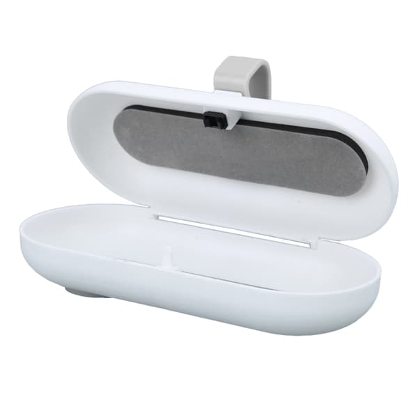 Bilglasögonfodral med aromaterapi Renande luft Multifunktion Dammtät AntiScratch Universal (blanco)