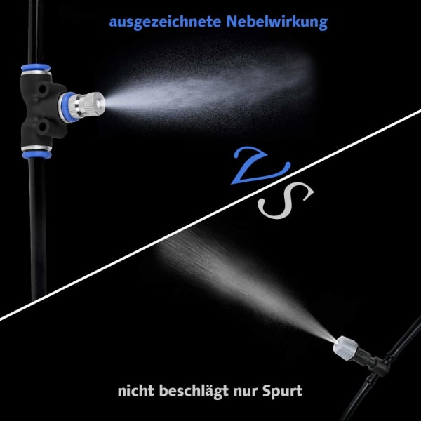 9M misting System, Patio Mist Maker Cooling Misting System Utendørs tåke slangesett