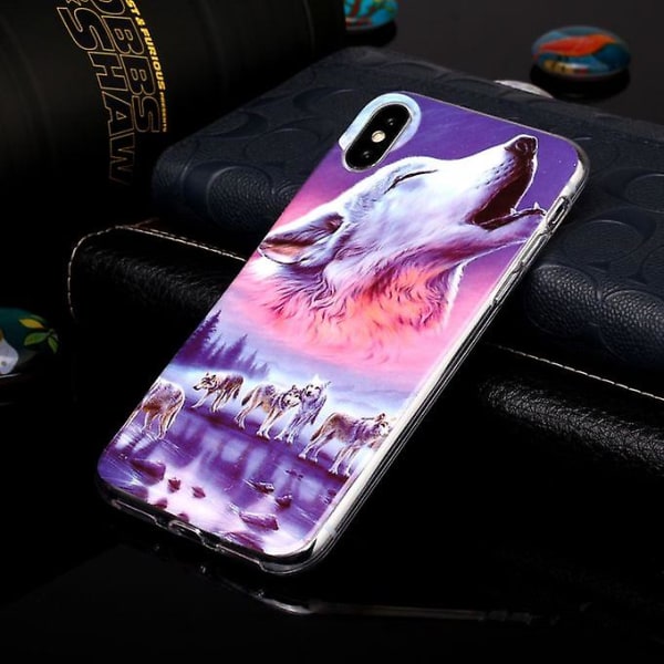 För Iphone X / Xs case(sju vargar)