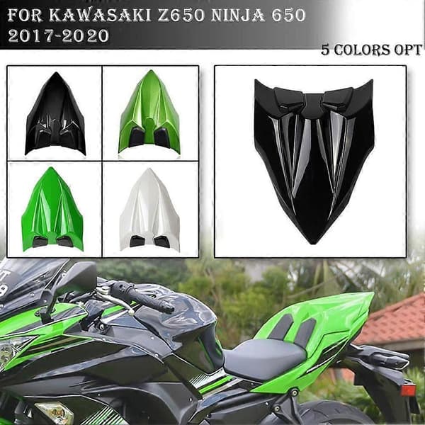 【BQ】Motorcykel Bageste Passagersædeafdækning Ryglæn til Kawasaki til Ninja 650 2017-Perfekt A
