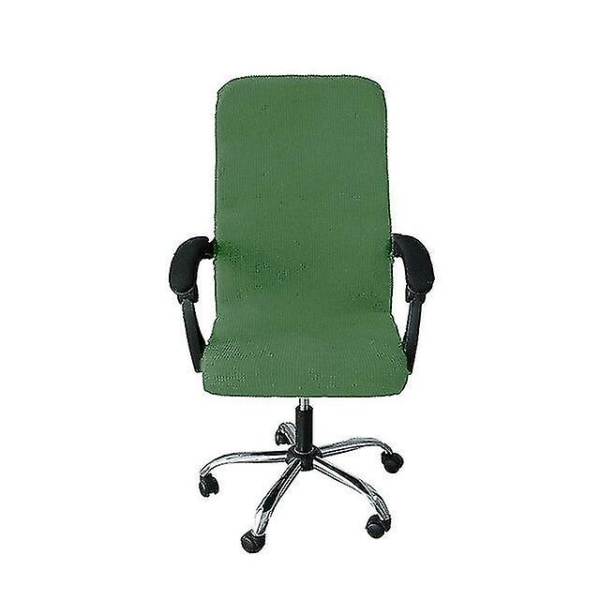 Kontor Dataspill Stoltrekk Lenestol Elastisk Stretch Swivel Sete Gaming Stol Protector Slipcover Armstøttetrekk Cyan-blue L--chair cover