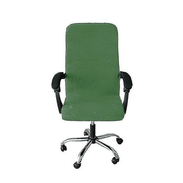 Office Computer Game Chair Cover Armchair Elastic Stretch Swivel Seat Gaming Chair Protector Slipcover Arm Rest Cover Cyan-blue M--chair cover
