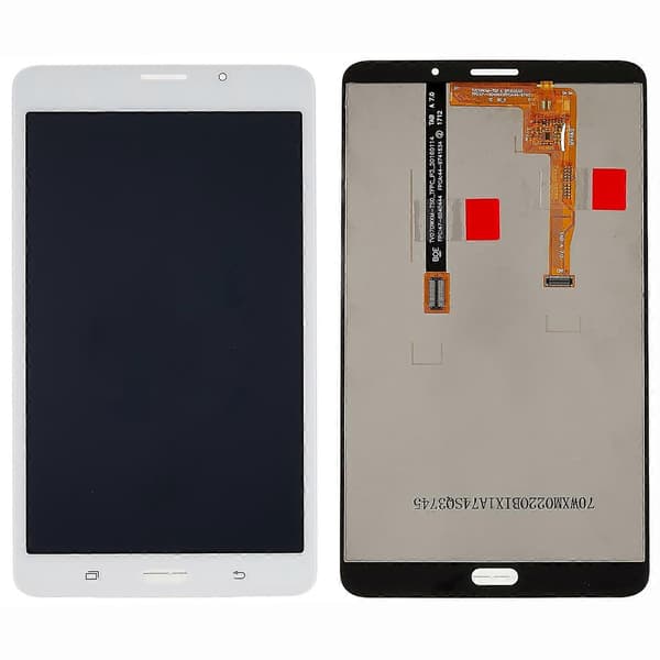 Kompatibel med Samsung Galaxy Tab A 7.0 (2016) T285 (4G) Grad C LCD-skärm och digitizerenhet Multicolor Multicolor White
