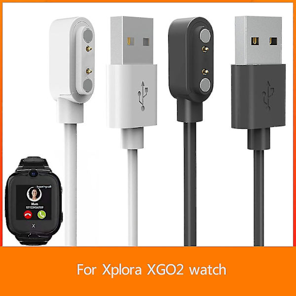 Ladekabel Smart Watch Ladeledning Oplader (hvid)