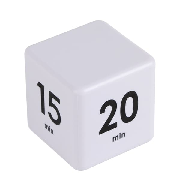 Cube Timer Køkken Timer Forudindstillet Timer til 15/20/30/60 Minutter