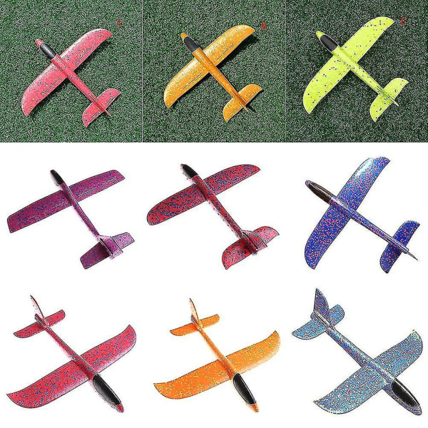 12-48 cm ulkolelut lasten lelut askartelu inertia Epp-taso vaahtoa Käsilaukaisu heittolentokone purjelentokone 12cm randomly 3pcs