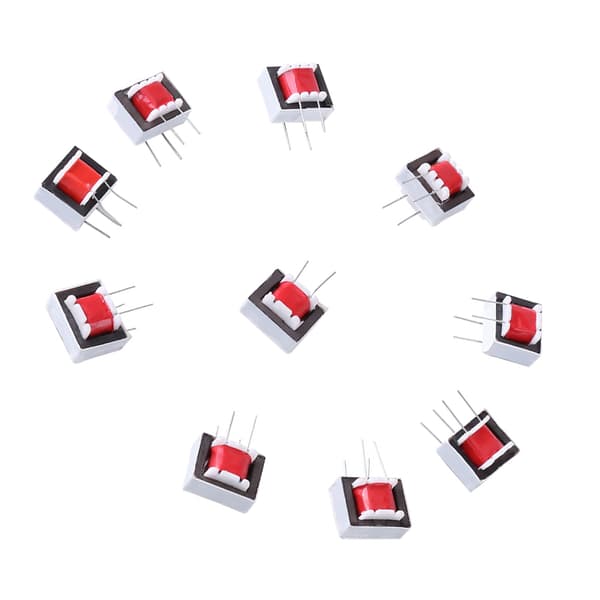 10 stk/pakke 600 : 600 Ohm 1:1 EI14 Isolasjonstransformator Lydtransformatorer
