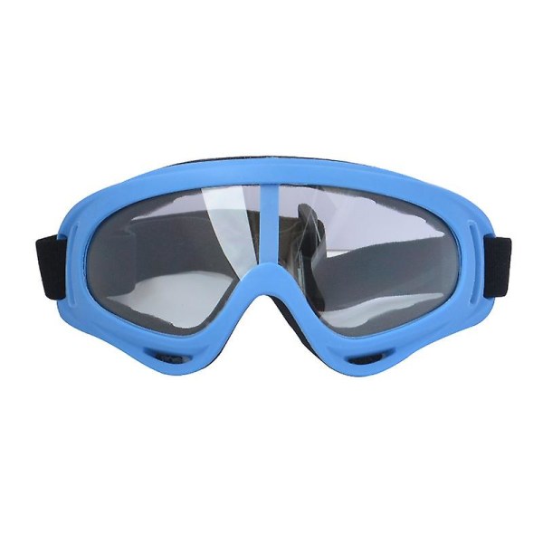 X400 Goggles Cross-country Motorsykkel Goggles Rød Ramme Farge Film Lys blå Light blue