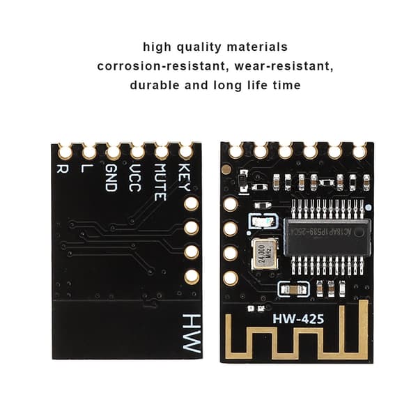Trådløs Bluetooth 4.2 Stereo Audio Receiver Lossless Module HIFI DIY Modifikation