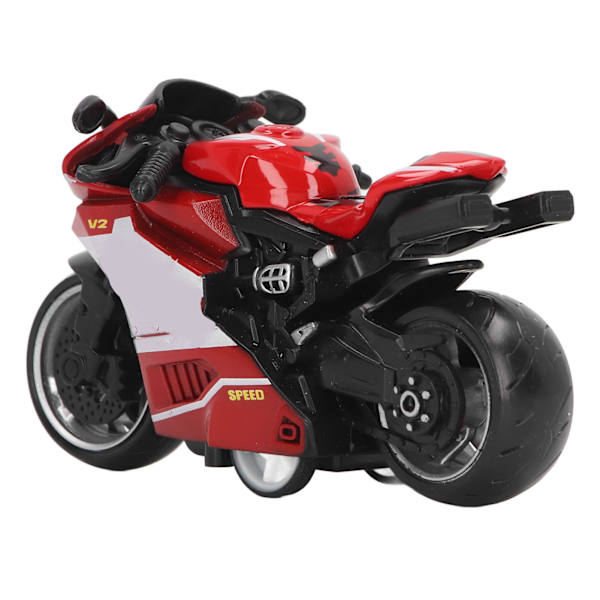 Træk Tilbage Motorcykel Legetøj Legering Simulation Model Børne Gave Samling Rød