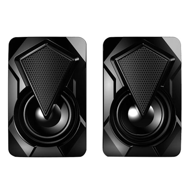 Usb Powered Multimedia Hifi Desktop Portable Gaming Bass Stereo Rgb Lighting Music Computer Speaker Mini Laptop For Pc
