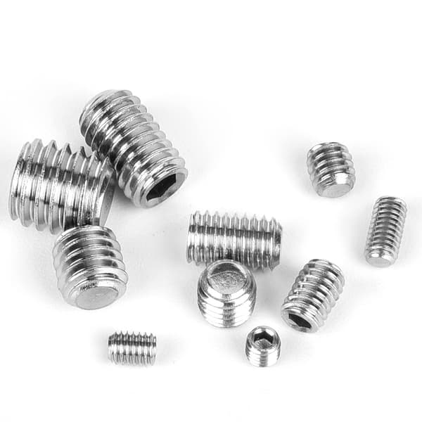 245 stk. Hodeless Set Skruer Sett Rustfritt Stål Hex Socket Konkav Ende Festemidler