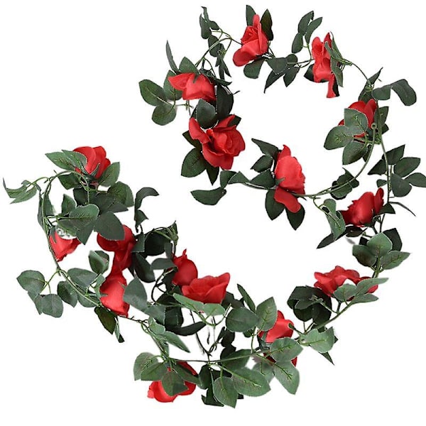 Simulering av druvblad Rotting Vine Grön växt Takdekoration Grönt blad Rose Vine Leaf Creeper Murgröna Creeper (12)