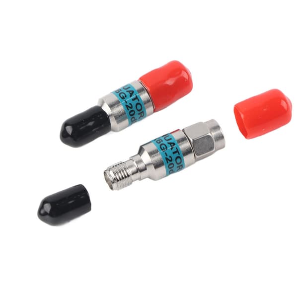 SMA-JK Han til Hun RF Koaksial Dæmper 2W 6GHz 50Ω 1-30dB (20dB)