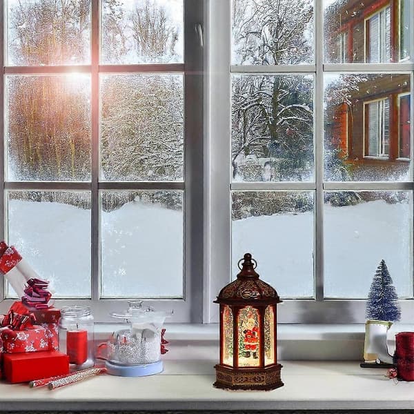 【BQ】Julevindlampe Sekskantet Julefestdekorasjoner-eldre elder