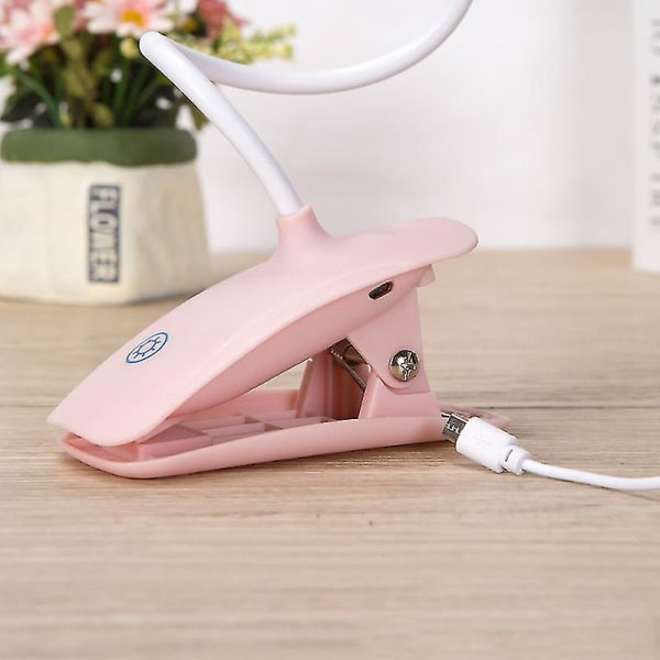 Led Clamp Lamp-säng Läs-touch-sensor - 360flexibel svanhalsklämma
