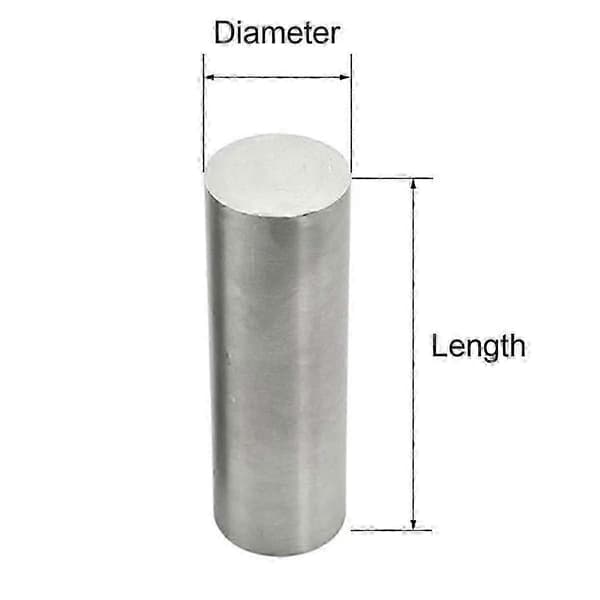 【BQ】304 Rustfrit Stål Stang 20mm Diameter Solid Aksel 800mm Præcisionsbearbejdet Rustbestandig Stang