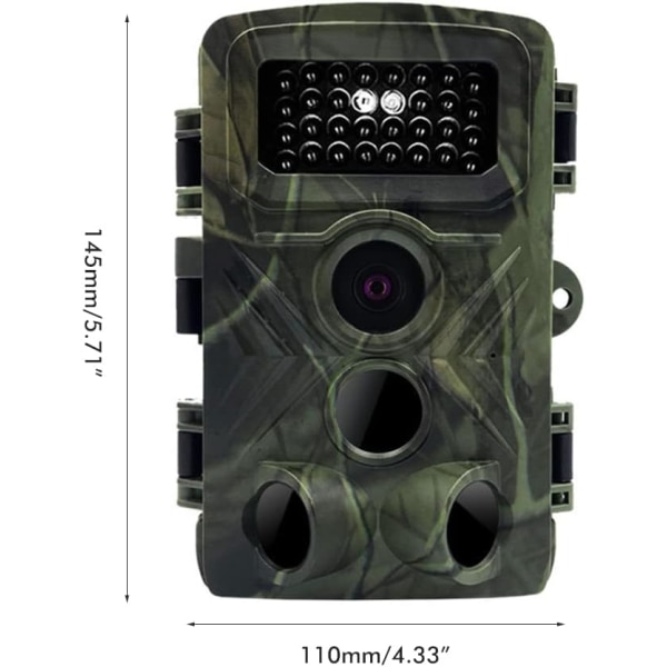 Wildlife Camera, PR3000 16MP 1080P Trail Camera Vandtæt infrarødt kamera